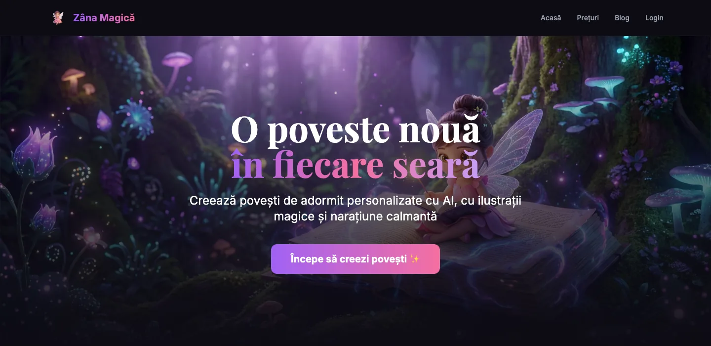 Pagina principală Zâna Magică